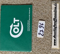 2796 Colt Bedienungsanleitung Handling The Handgun